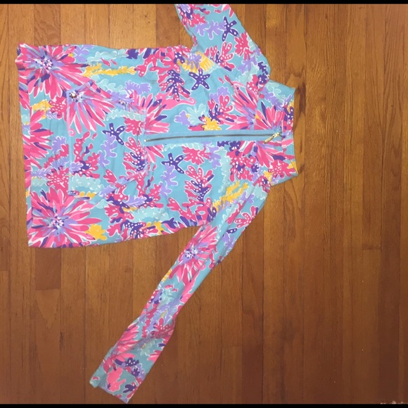 Lilly Pulitzer half zip sweatshirt