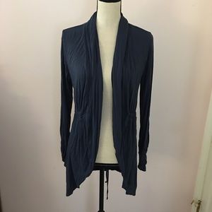 Kenar open blue cardigan