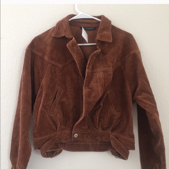 Brandy Melville Jackets & Blazers - Brandy Melville brown esabelle corduroy jacket