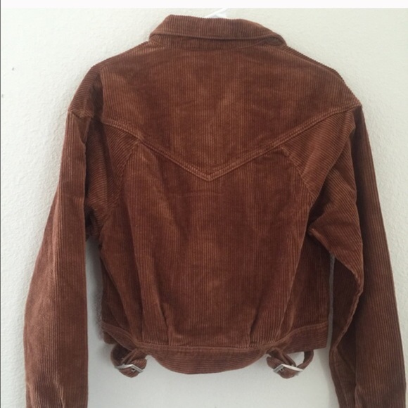 Brandy Melville brown esabelle corduroy jacket - Picture 2 of 3