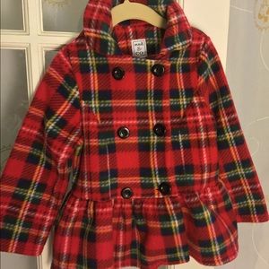 Very adorable girls button up fleece coat