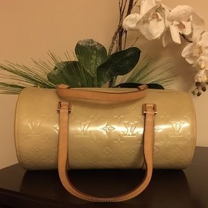 Louis Vuitton Tan Vernis Monogram Papillon