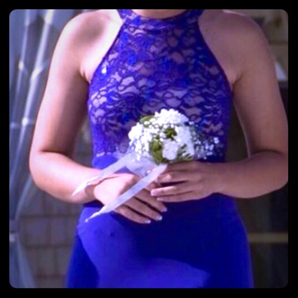 Gorgeous Royal Blue floor length dress