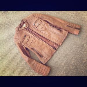 Michael Kors Motorcycle Leather Jacket