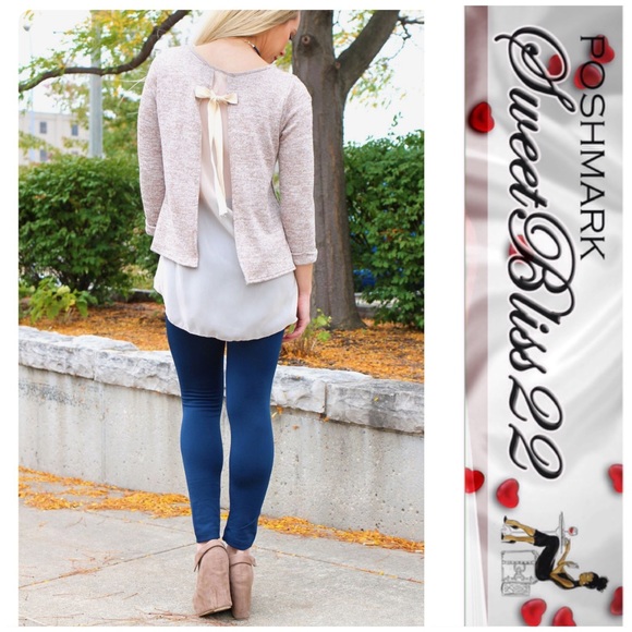 💖Tummy Tuck Control High Waist Fleece Leggings💖 - Picture 2 of 2