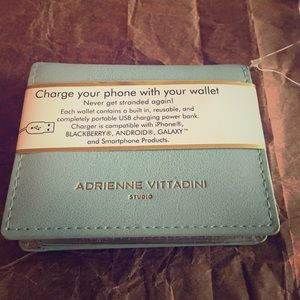 Adrienne Vittadini Studio Women's Charger Wallet