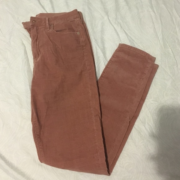 High waisted corduroys