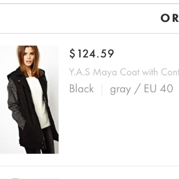 Mid-length Y.A.S coat - Picture 4 of 4