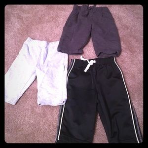 3 pair 3month boy pants