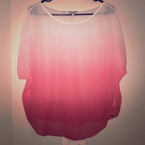 Guess Chiffon Ombré Top