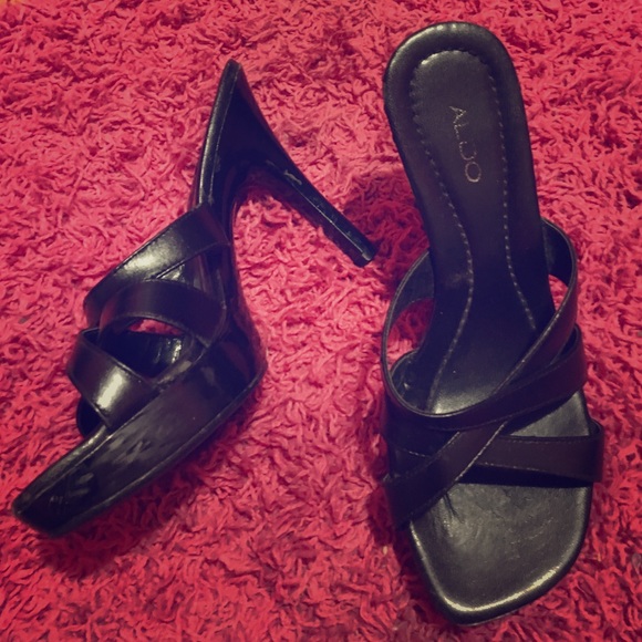 Aldo Black High Heels.