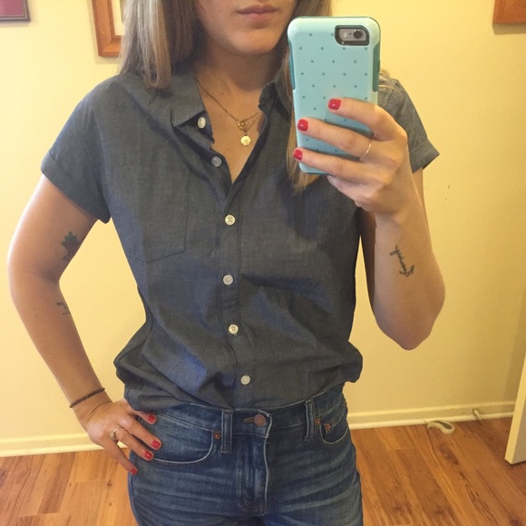 Bridge & Burn Bea Top in Chambray - Picture 3 of 4