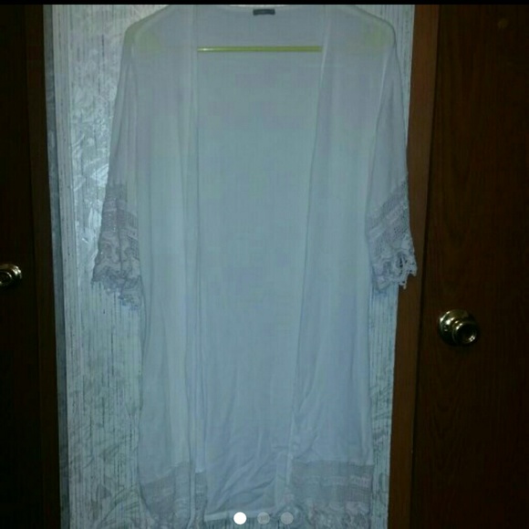 Charlotte Russe Lace Light Cardigan