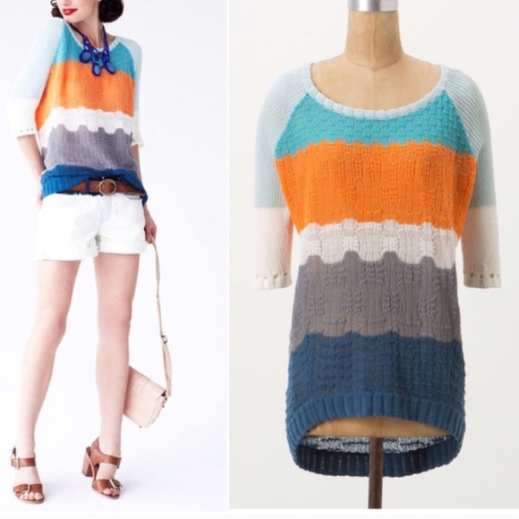 Anthropologie shear sweater