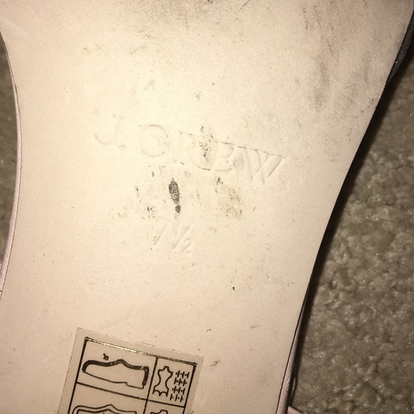 J Crew silver sparkly pointy flats - Picture 5 of 6