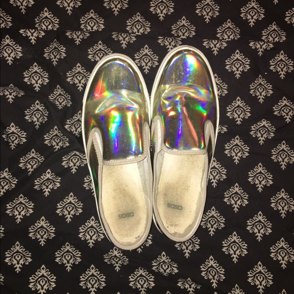 asos holographic shoes