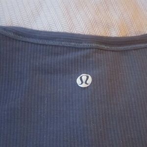 Lululemon Athletica ribbed tee