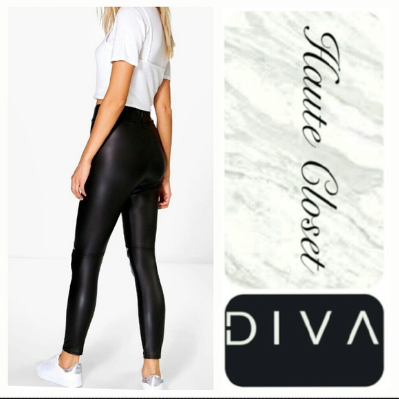 Wet Leather Legging - Picture 2 of 3