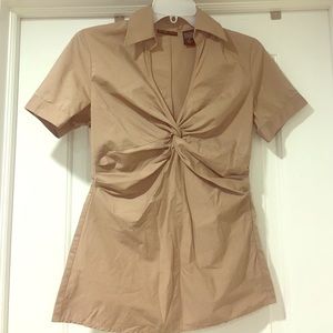 New York & Co beige top