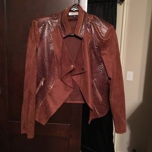 Brown suede Maakif jacket
