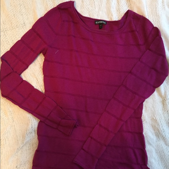 Express magenta transparent top!