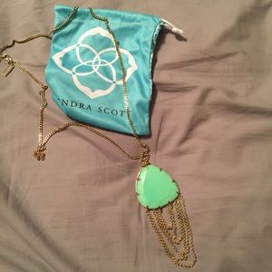 Kendra Scott Ashlyn necklace in Mint
