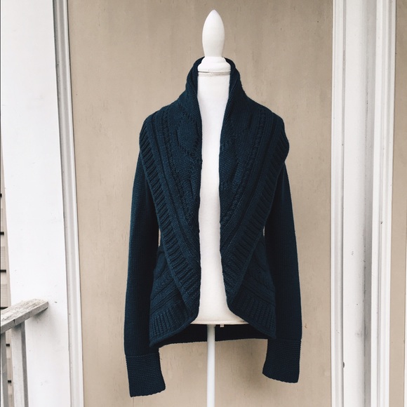 Dusty Green Sweater Cardigan