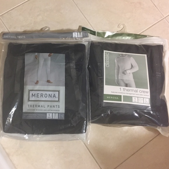 Men's thermal crew and pants