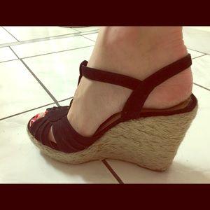 Steve madden wedges shoes size 8