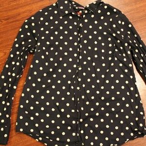 Polka Dot Button Up