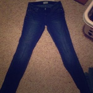 Aeropostale blue denim skinny jeans