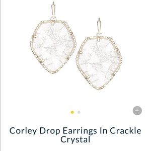 Kendra Scott crackle Corley earrings