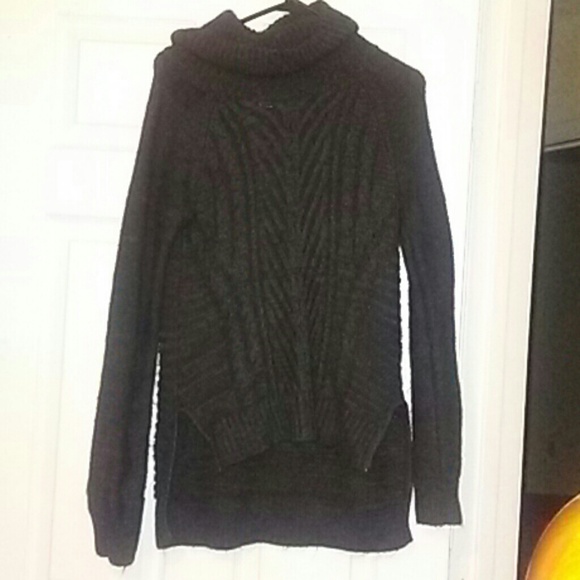 Dark Gray cowl neck sweater