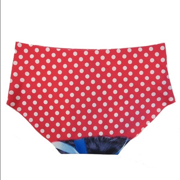 💟🆕2 Pair Polka Dot Kitty Panties - Picture 3 of 3