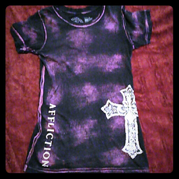 Affliction fitted shirt