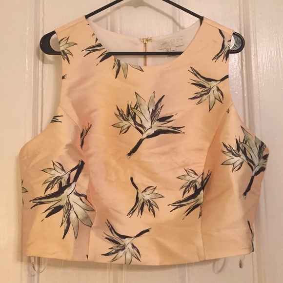 Floral crop top