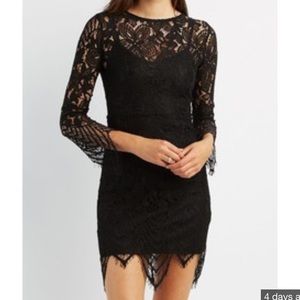 Ashley Mason Black Lace Dress