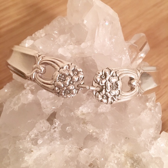 Handcrafted Vintage Silverware Bracelet