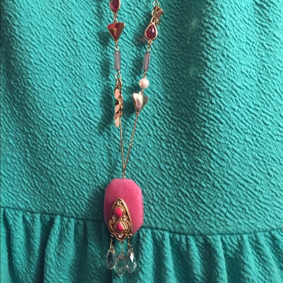 Anthropologie jeweled necklace
