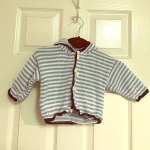 Striped Skull Sweater