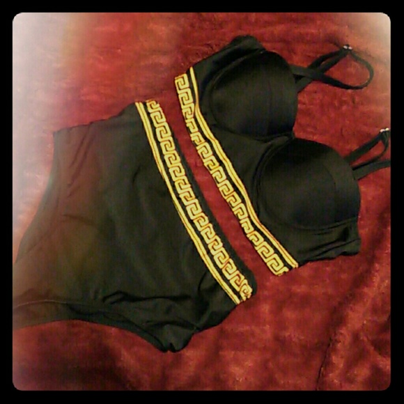 High waisted swimsuit