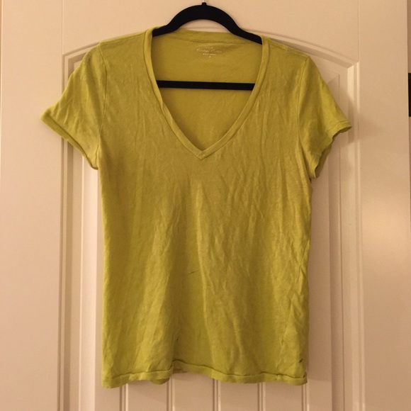 Green JCrew shirt