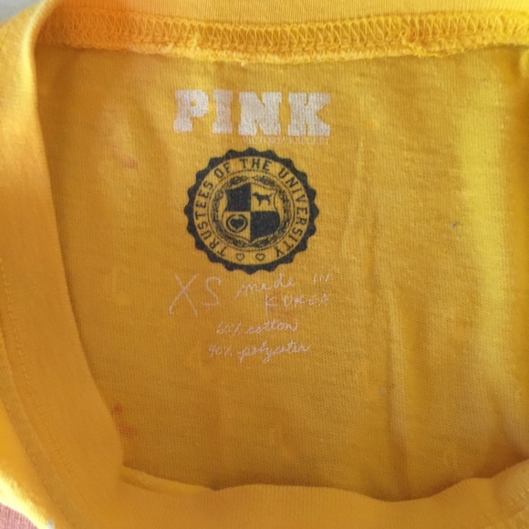 SOLD Yellow Pink T Shirt - Picture 3 of 3