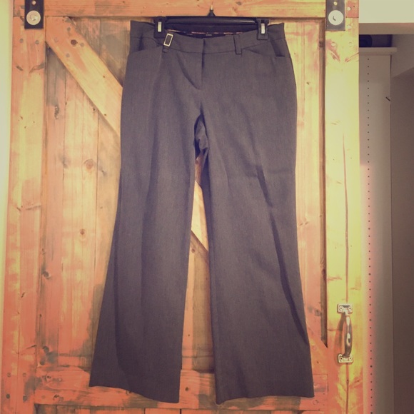 Bootcut grey dress pants