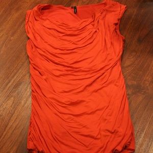 Burnt Orange Dress Top