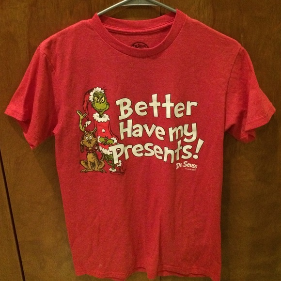 red grinch shirt