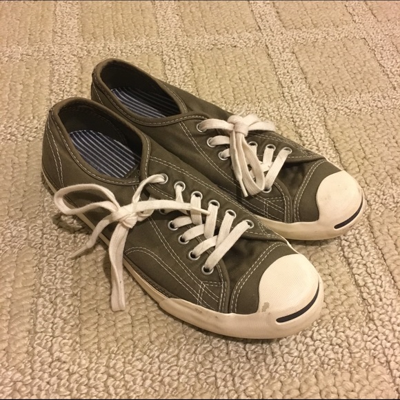 Brown Jack Purcell Converse Size 8