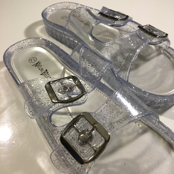 clear jelly birkenstocks