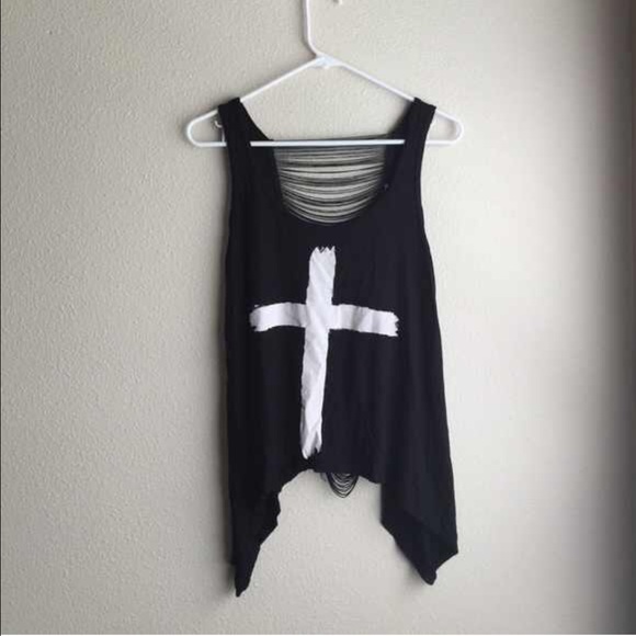 Cross tank top