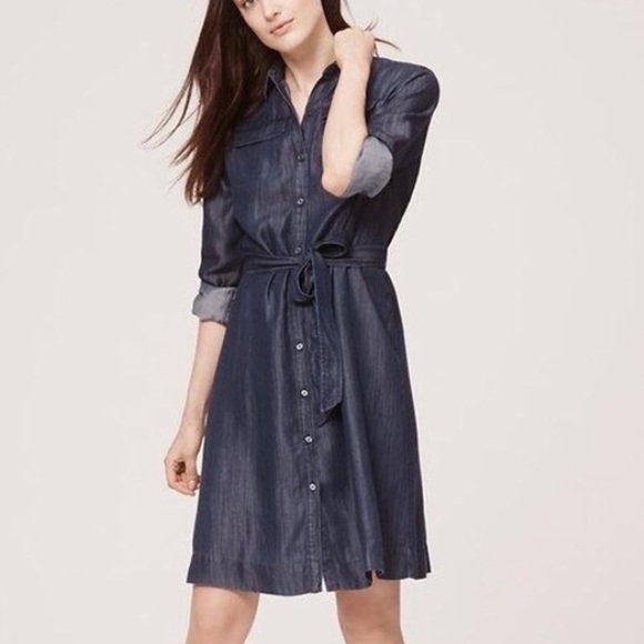 LOFT Dresses & Skirts - NWOT - LOFT Chambray Dress
